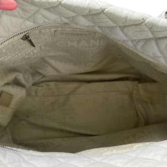 Chanel Matellase Quilted Lambskin Leather Tote Handbag - Picture 11 of 12